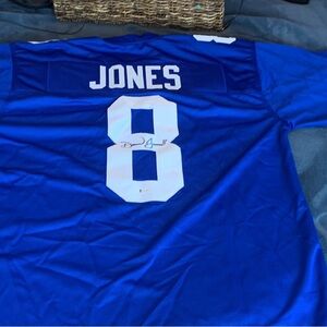 daniel jones signed jersey